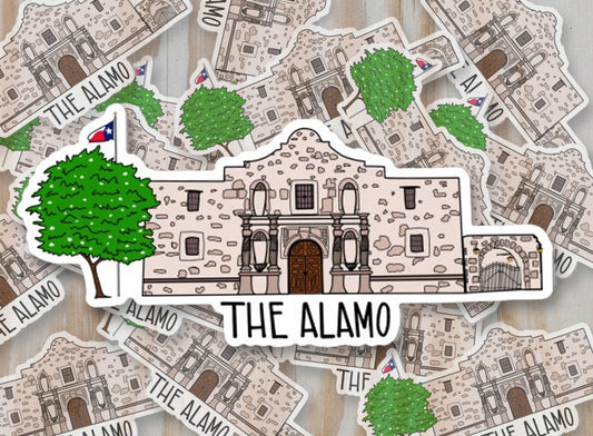 The Alamo Texas Sticker