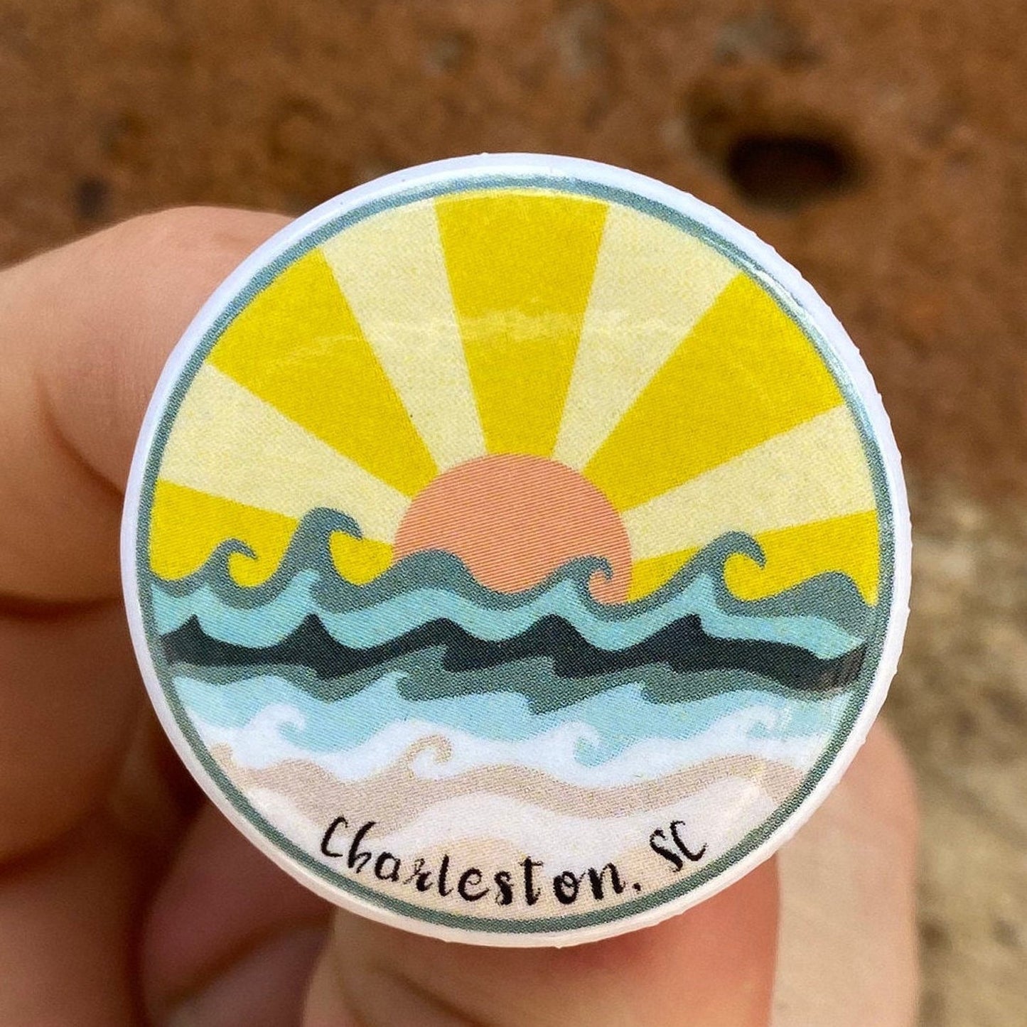 Sunrise Charleston, SC Button