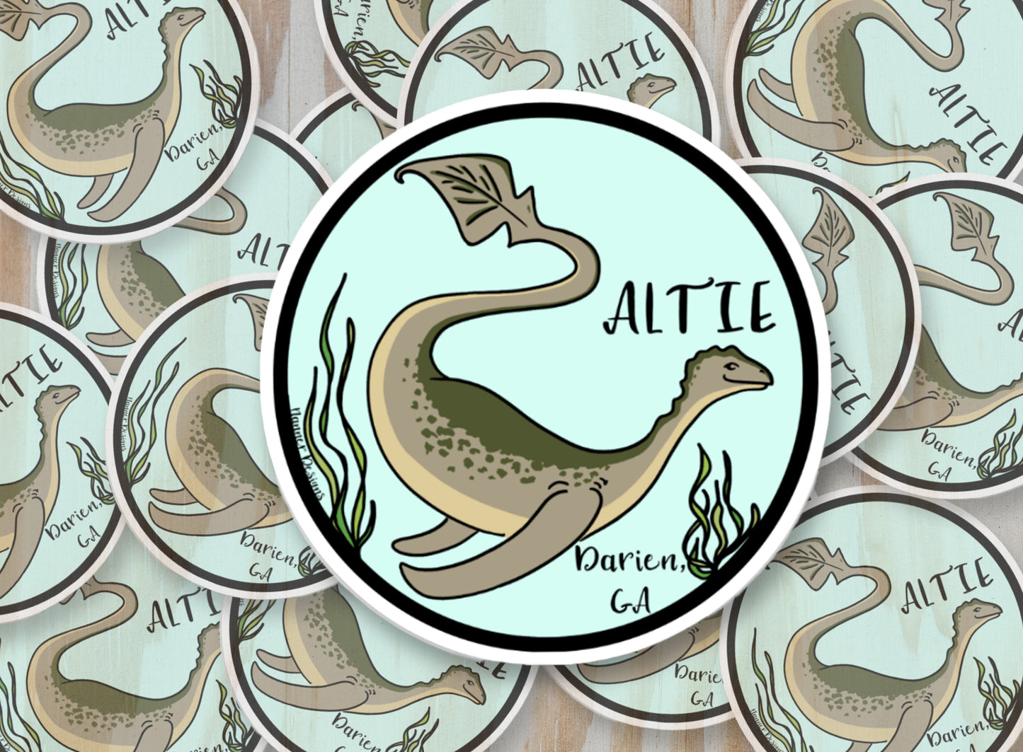 Altie Darien, GA Sticker