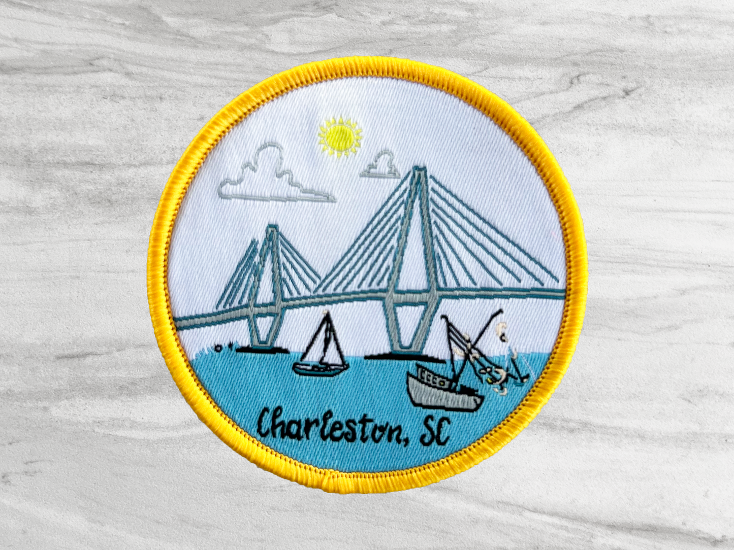 Charleston Harbor Arthur Ravenel Bridge Jr. Patch