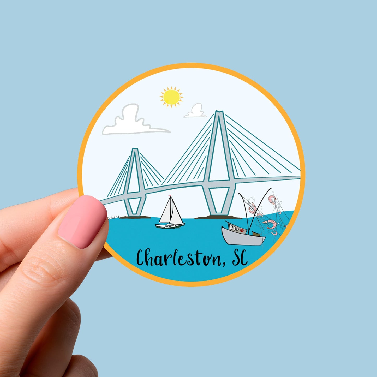 Charleston, SC Arthur Ravenel Jr. Bridge Sticker