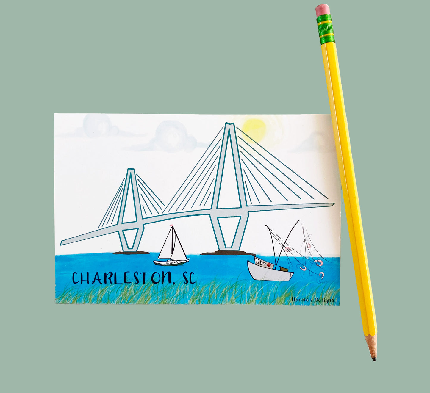 Arthur Ravenel Jr. Bridge Postcard
