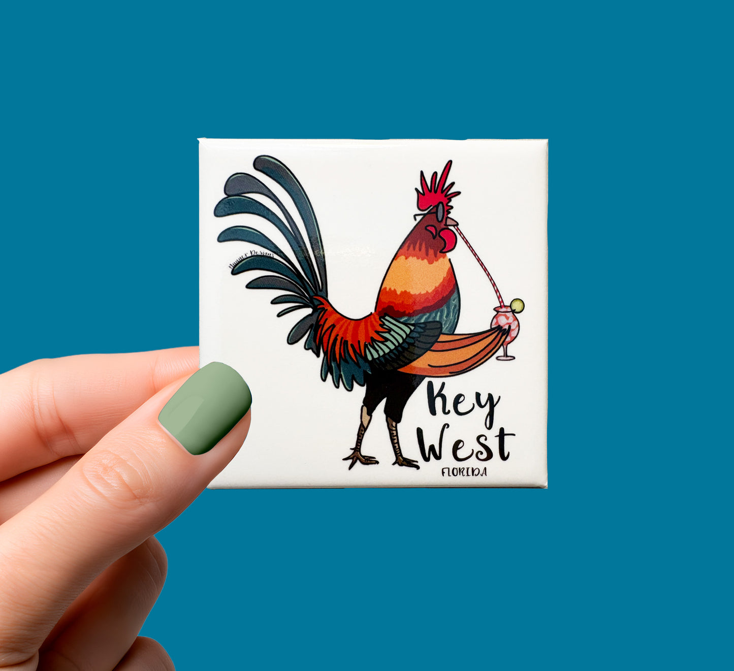 Rooster Key West, Florida Magnet