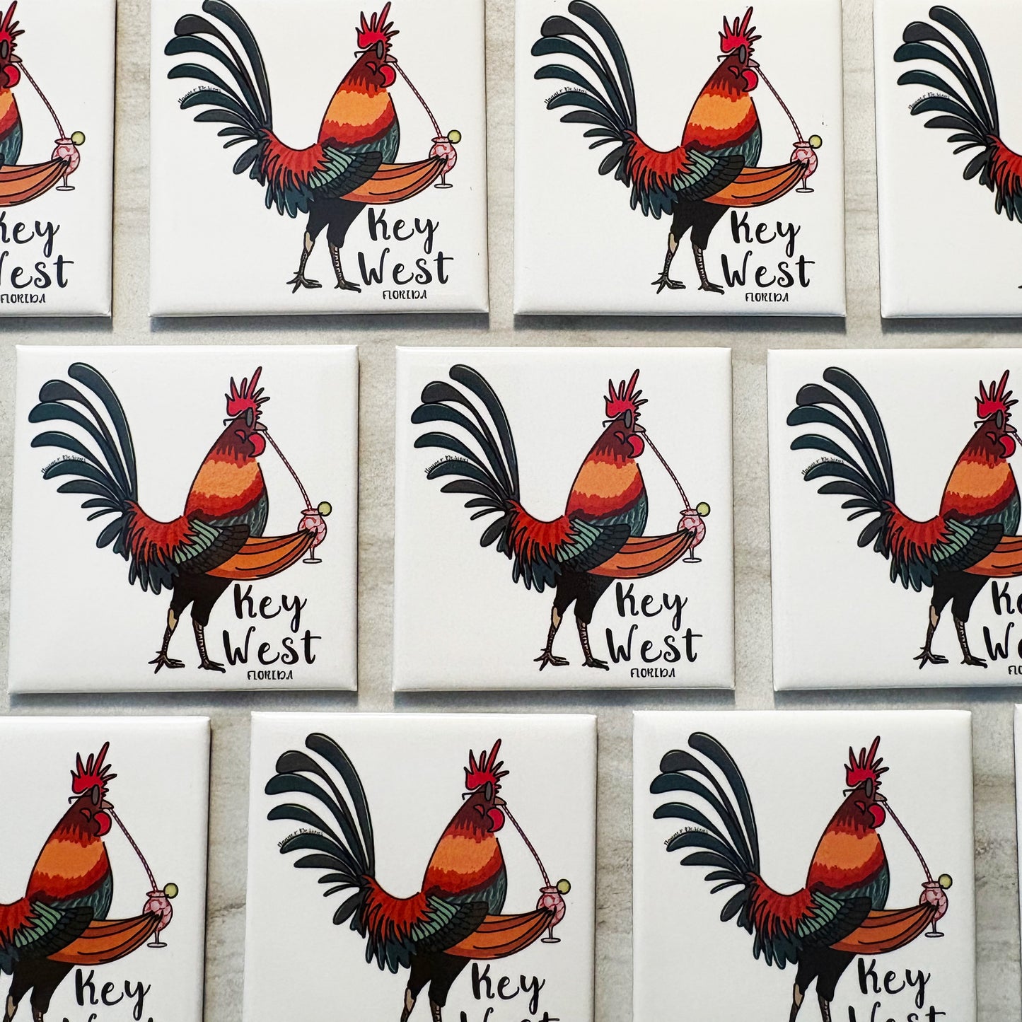 Rooster Key West, Florida Magnet