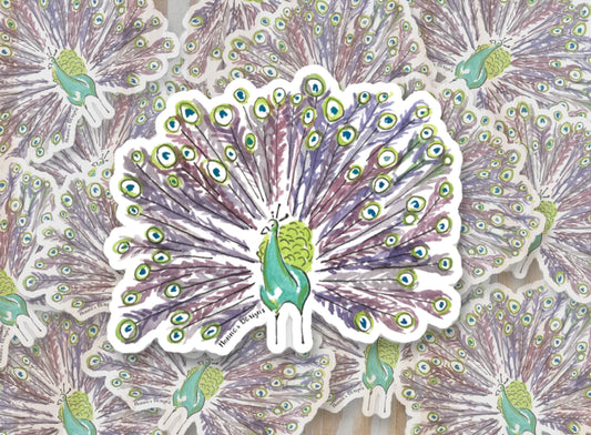 Peacock Sticker