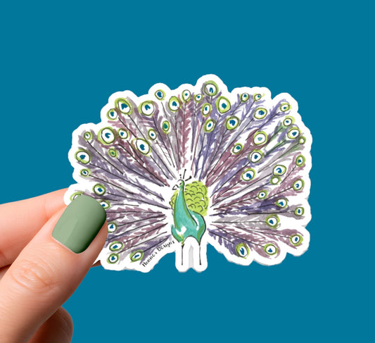 Peacock Sticker