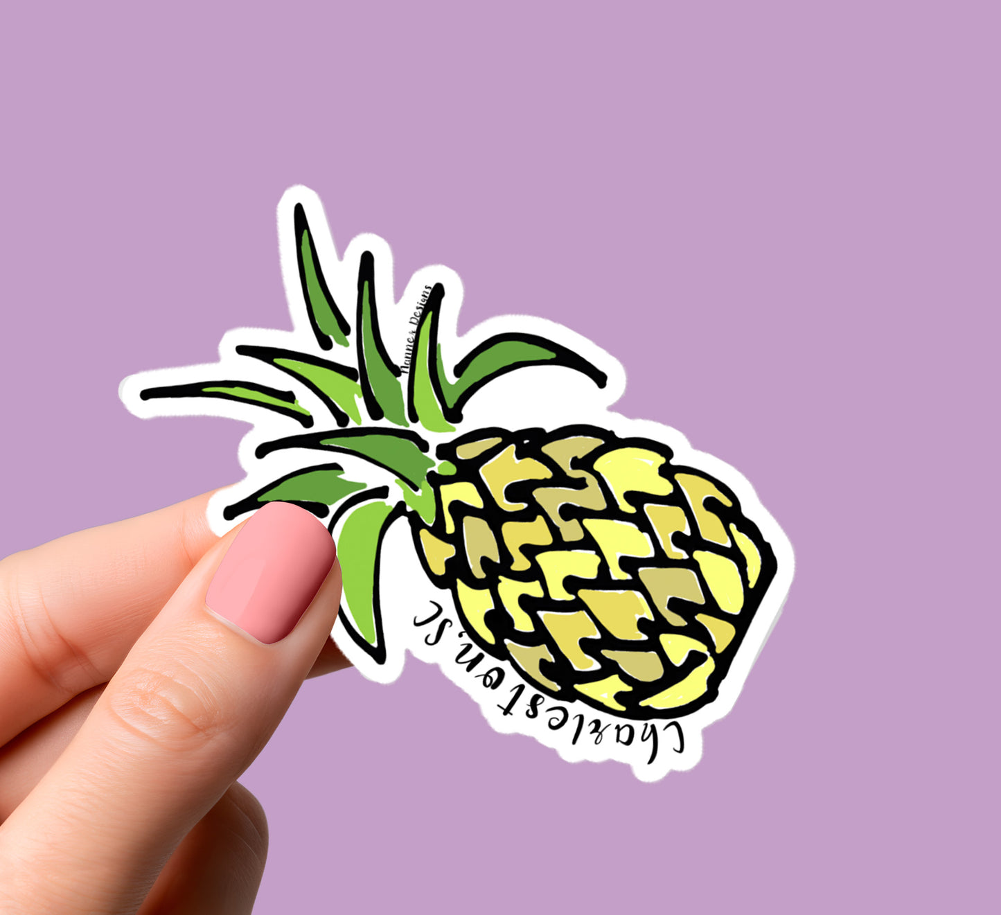 Pineapple Charleston, SC Sticker