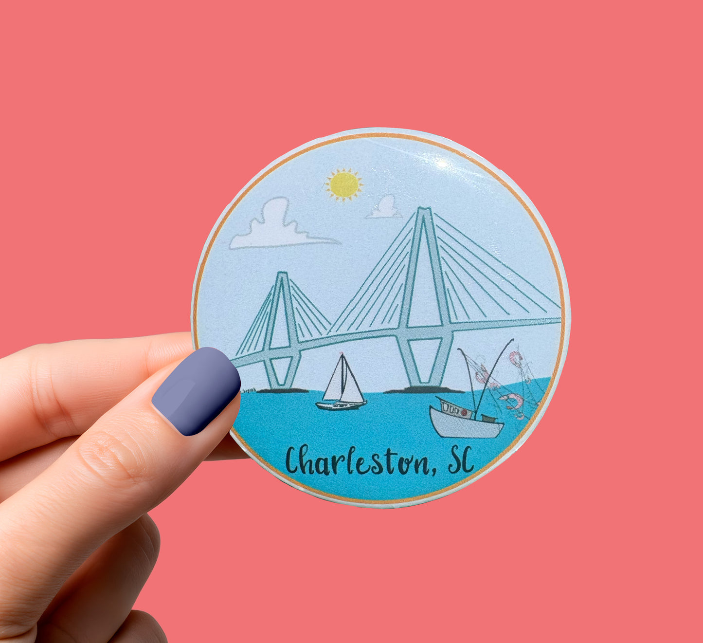 Charleston Harbor Magnet