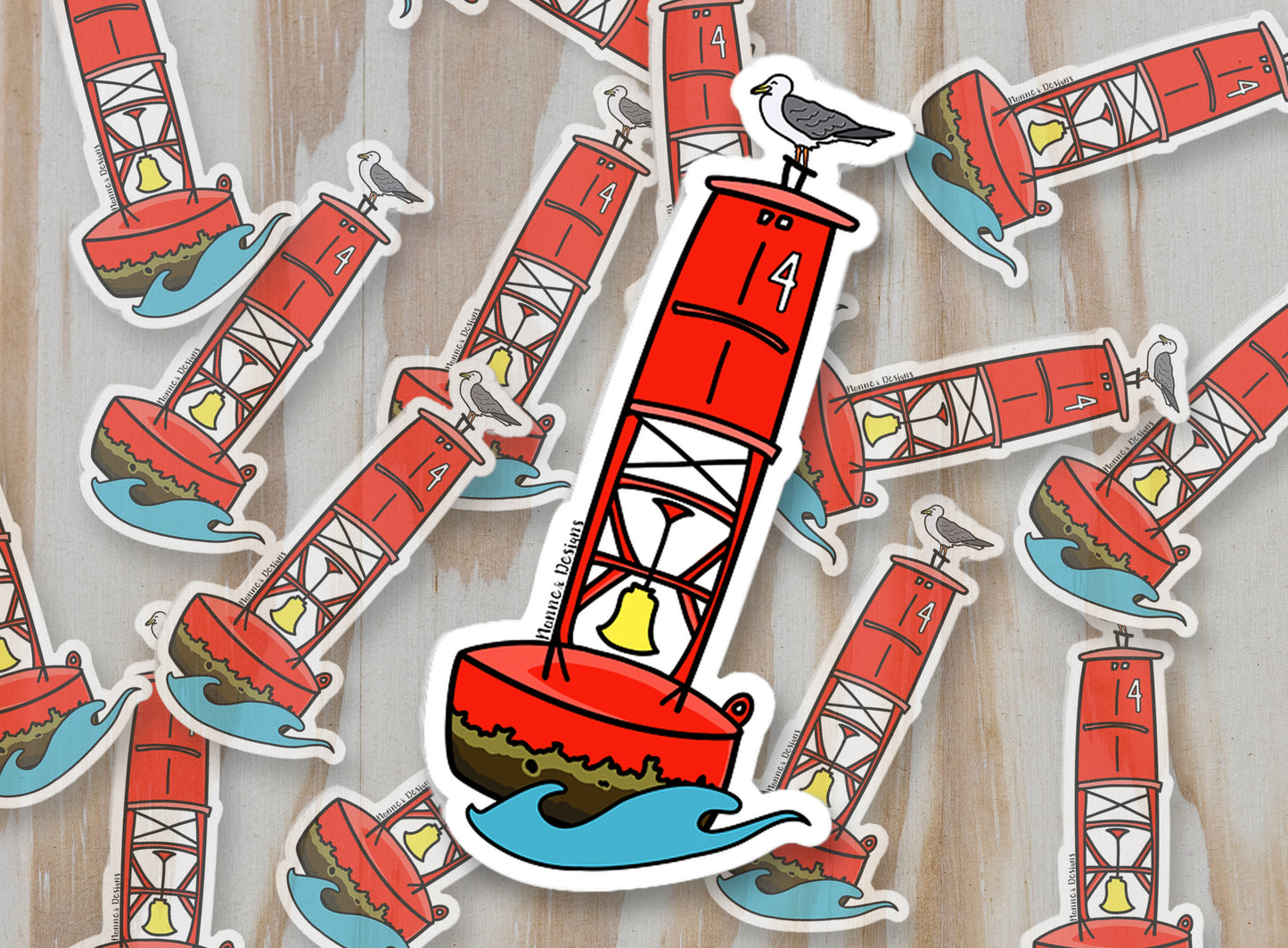 Red Buoy Channel Marker