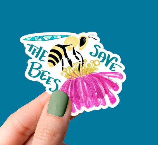 Save the Bees Sticker