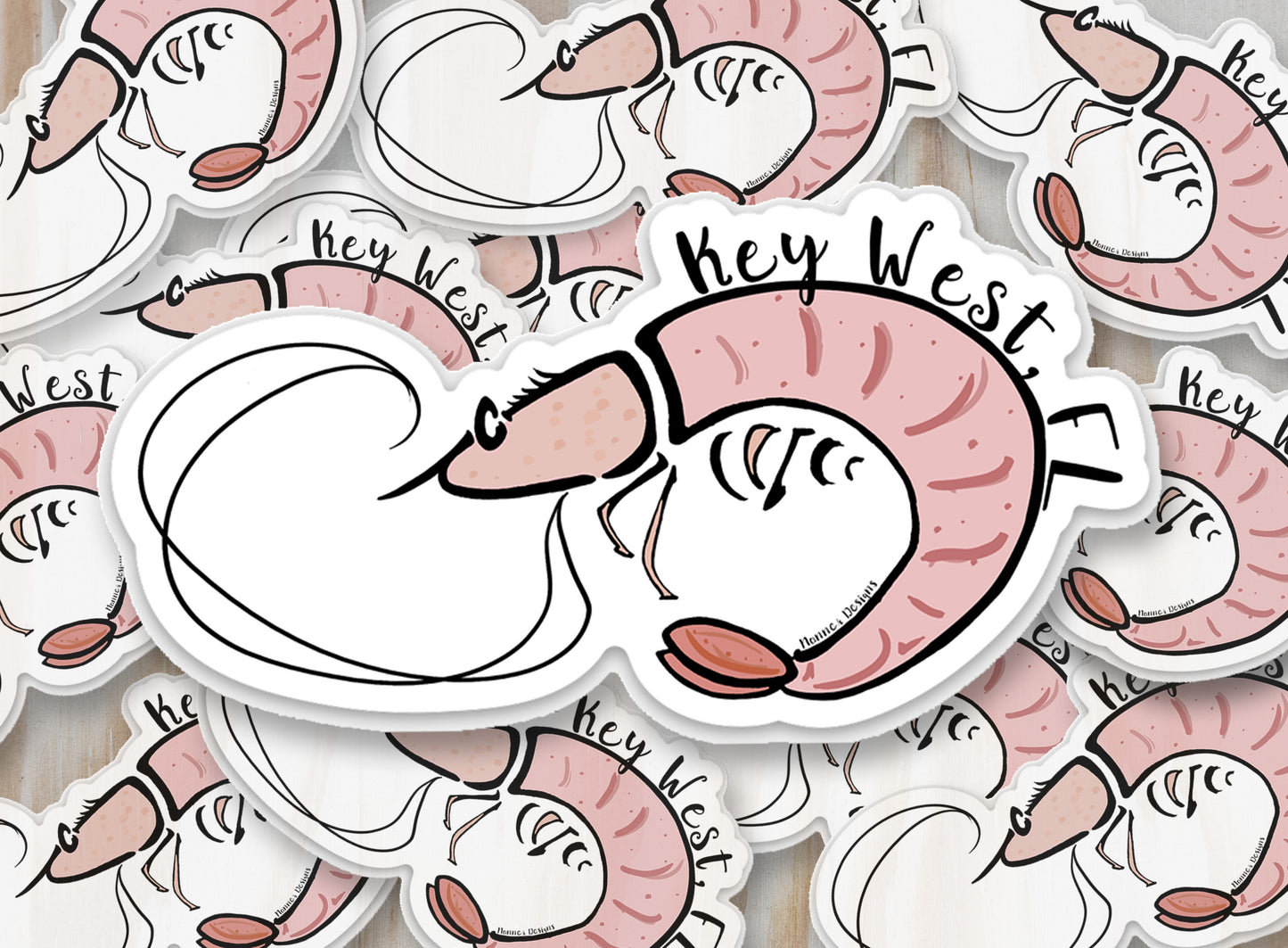 Shrimp Key West, Florida Sticker