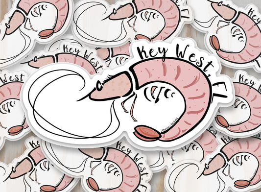 Shrimp Key West, Florida Sticker