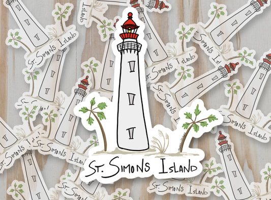 St. Simons Island, GA Sticker