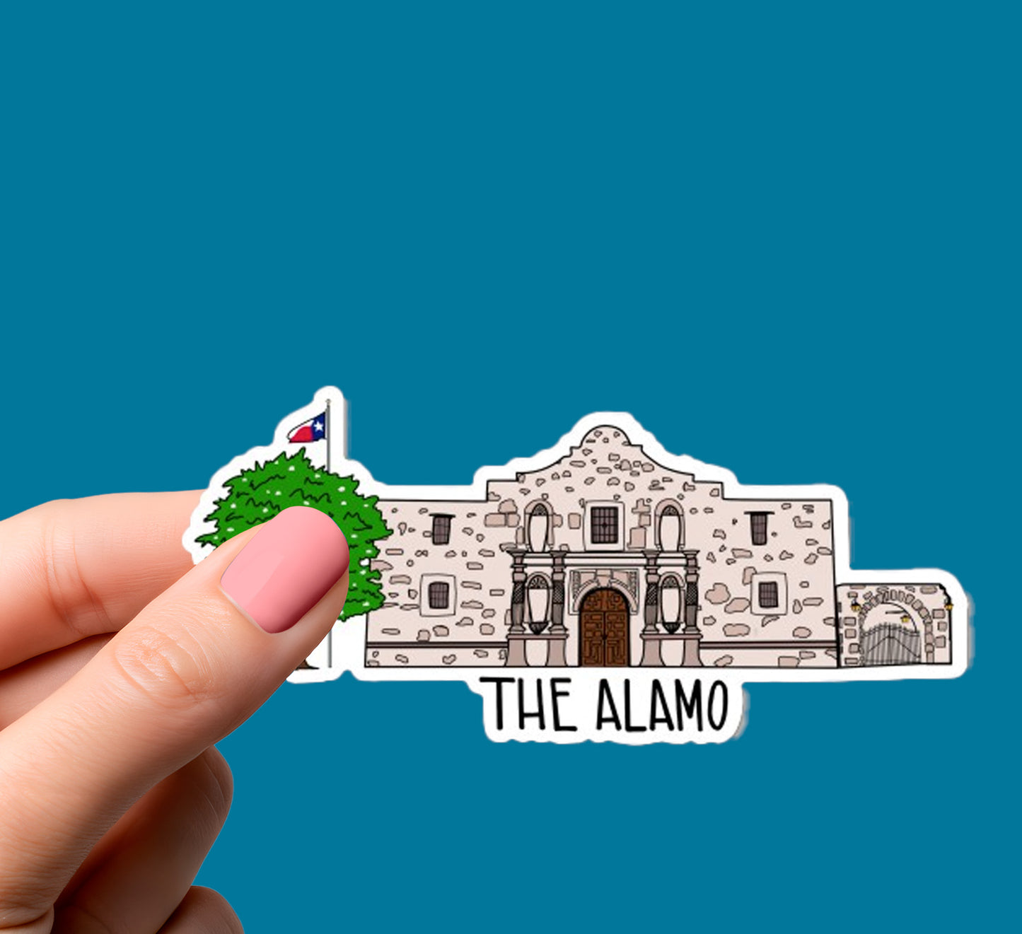 The Alamo Texas Sticker