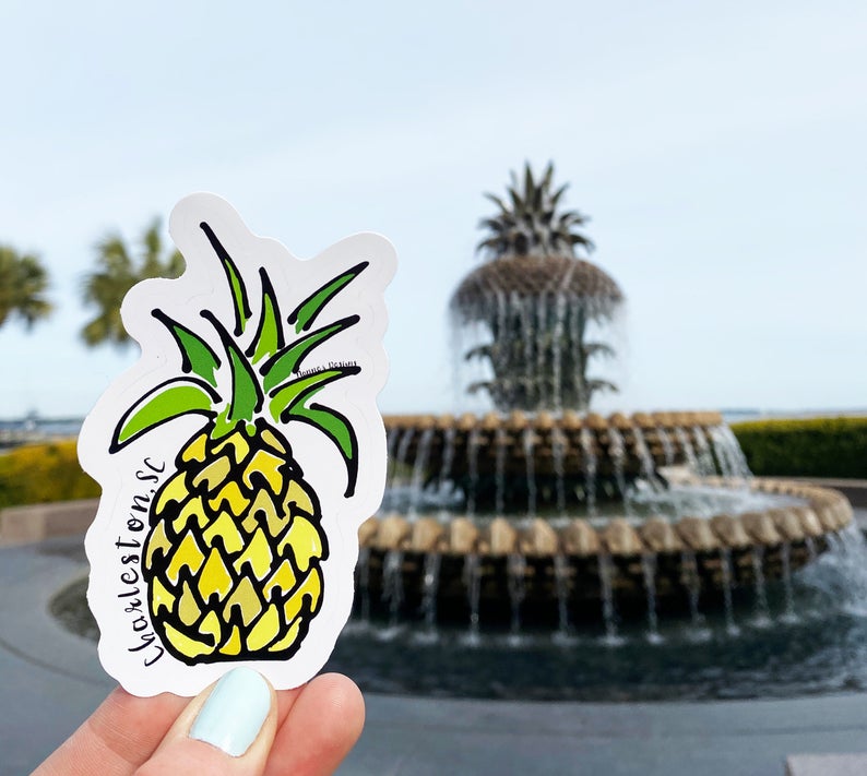 Pineapple Charleston Sticker